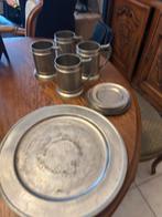Tin servies, Antiquités & Art, Antiquités | Services (vaisselle) complet, Enlèvement