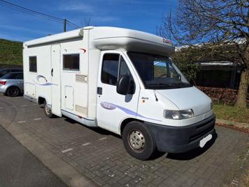 Camping Car Fiat Ducato 2.8JTD, Caravanes & Camping, Jusqu'à 4, 6 à 7 mètres, Diesel, Particulier
