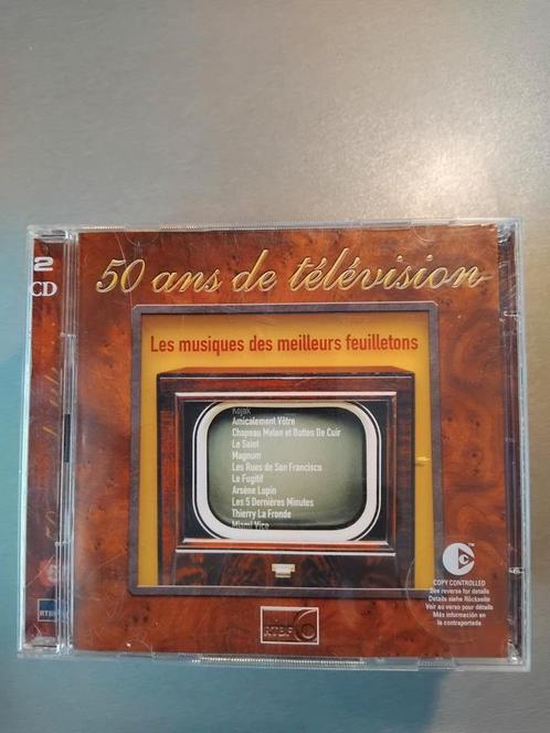 2cd. 50 ans de télévision. (Recueil Rtbf)., CD & DVD, CD | Compilations, Comme neuf, Enlèvement ou Envoi
