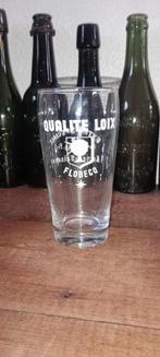 Bierglas voor de brouwerij Qualité Loix Expo 58, Ophalen of Verzenden, Gebruikt, Glas of Glazen, Overige merken