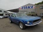 Ford Mustang - BJ 1968 - V8, Autos, 5 places, Cuir, Automatique, Bleu