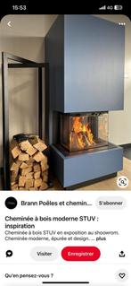 Vend insert à bois haute qualité « Cheminées Philippe », Maison & Meubles, Cheminées, Comme neuf