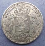 1873 5 francs Léopold 2 (PA), Zilver, Ophalen, Losse munt