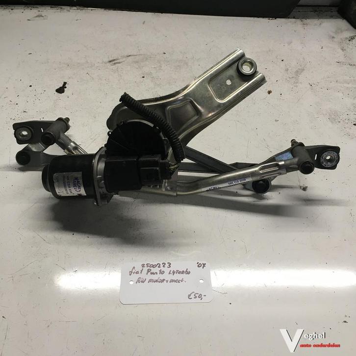 Fiat Punto 3drs 1.4 Turbo 2007 2500223  Ruitenwissermotor me, Auto-onderdelen, Ruiten en Toebehoren, Gebruikt, Ophalen of Verzenden