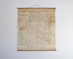 oude topografische landkaart van Belgisch Congo, 1950, Boeken, Ophalen of Verzenden, 20e eeuw of later