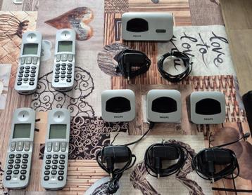 Draadloze Telefoon Set Philips beschikbaar voor biedingen