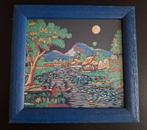 Kader met Oosters tafereel, Huis en Inrichting, Ophalen, Gebruikt, Minder dan 50 cm, Minder dan 50 cm