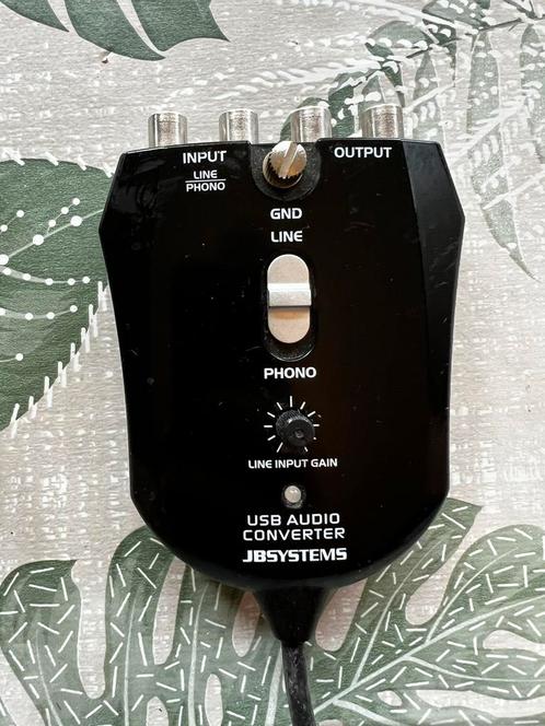 USB AUDIO CONVERTER -JBSystems, Audio, Tv en Foto, Fotografie | Fotostudio en Toebehoren, Zo goed als nieuw, Ophalen