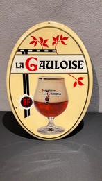 La Gauloise  reclame bordje., Verzamelen, Ophalen of Verzenden, Zo goed als nieuw, Reclamebord, Plaat of Schild