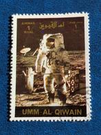Umm-al-Qiwain - voyage dans l'espace  astronaute sur la lune, Autres thèmes, Affranchi, Enlèvement ou Envoi