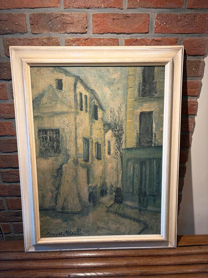 Tableau Maurice Utrillo “À la belle Gabrielle”, Antiek en Kunst, Kunst | Schilderijen | Klassiek, Ophalen