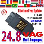 VCDS 24.8 2024 + VAGCOM HEX REAL v2 USB OBD2 VCI TOTAAL PAKK, Ophalen of Verzenden