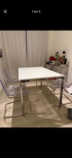 Table à manger avec 4 chaise, Maison & Meubles, Tables | Tables à manger, 150 à 200 cm, Cinq personnes ou plus, Comme neuf, Enlèvement