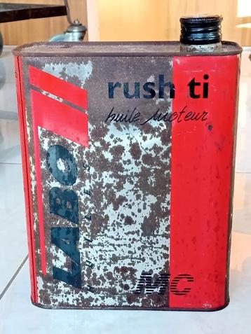 bidon d'huile LABO RUSH TI vintage, Enlèvement ou Envoi, Utilisé, Emballage