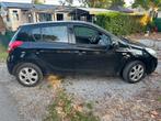 Hyundai i20 crdi, Auto's, Zwart, Lederen bekleding, Zwart, Leder