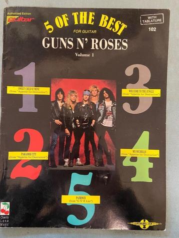 Guns N’ Roses for Guitar 5 of the best beschikbaar voor biedingen