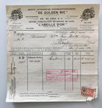 oude facturen Antwerpen, Ophalen