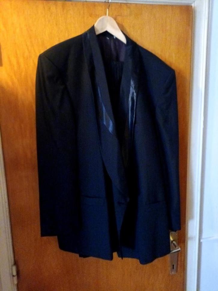 Vintage vest smoking en broek, Kleding | Heren, Kostuums en vesten, Zo goed als nieuw, Maat 48/50 (M), Zwart, Ophalen of Verzenden