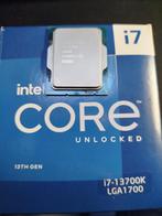 Intel Core-I7 13700K LGA 1700, Computers en Software, Ophalen of Verzenden, Zo goed als nieuw, 16-core, 4 Ghz of meer