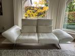 Koinor design zetel wit leder, Ophalen, Design/modern, Tweepersoons, 75 tot 100 cm