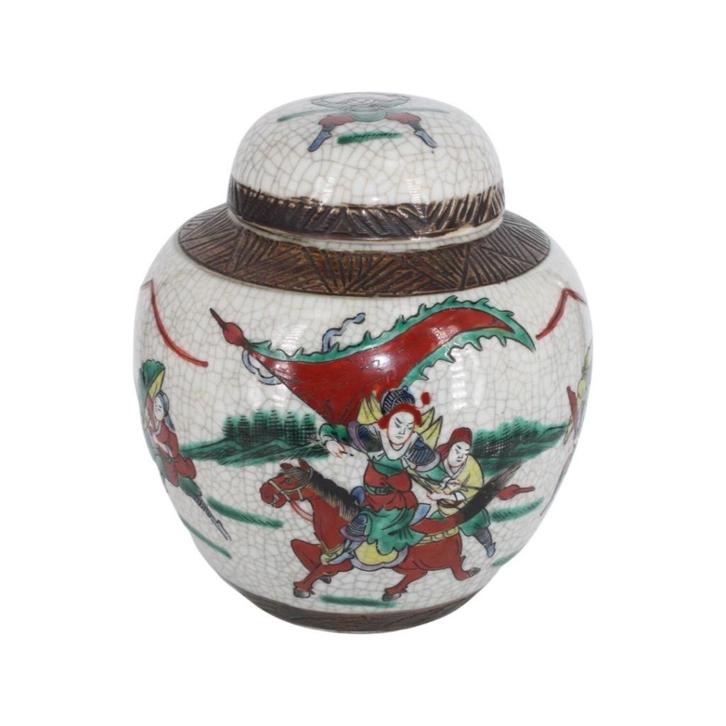 Nanking Ginger Jar - Elegantie en geschiedenis, Antiek en Kunst, Antiek | Keramiek en Aardewerk, Ophalen of Verzenden