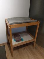 Verzorgingstafel hout en wit, Ophalen, Gebruikt, Aankleedkussen, Overige merken