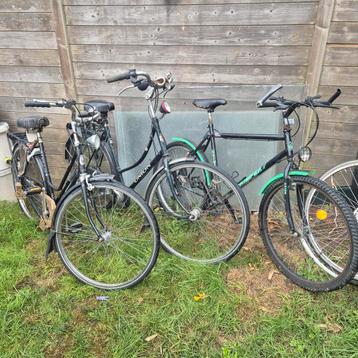 3 fietsen voor opmaak beschikbaar voor biedingen