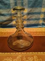 Vintage ovale karaf met stop, Antiek en Kunst, Ophalen