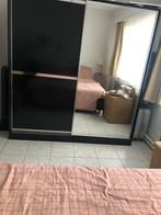 Superbe étui noir robuste avec un joli miroir, 150 à 200 cm, Enlèvement, Utilisé, 200 cm ou plus