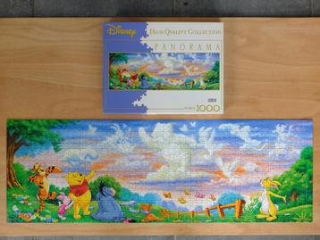 Puzzle 1000 pièces Panorama - Walt Disney Winnie l'ourson