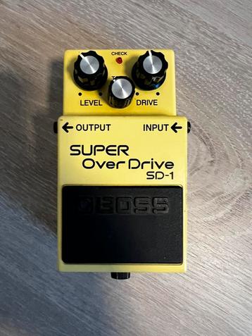 BOSS super overdrive SD-1 beschikbaar voor biedingen