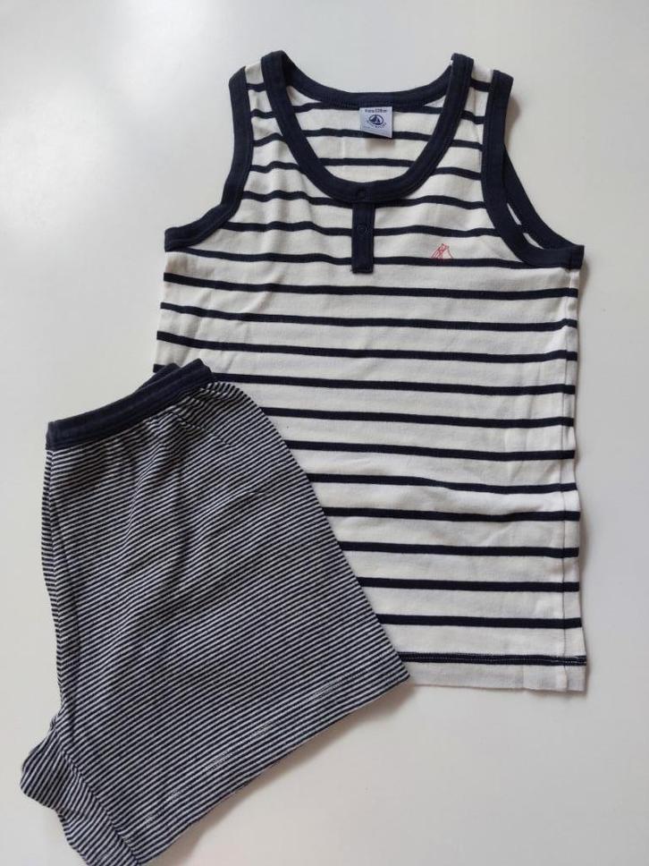PETIT BATEAU zomer pyjama - 8j - 5€, Kinderen en Baby's, Kinderkleding | Maat 128, Zo goed als nieuw, Jongen, Nacht- of Onderkleding