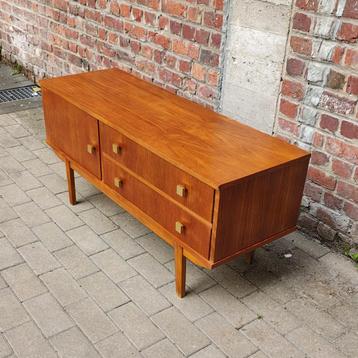Dressoir Vintage dressoir tv-meubel jaren 60 teakhout  beschikbaar voor biedingen