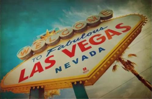 Reclamebord vintage Welcome to fabulous Las Vegas Nevada new, Verzamelen, Merken en Reclamevoorwerpen, Nieuw, Reclamebord, Ophalen of Verzenden