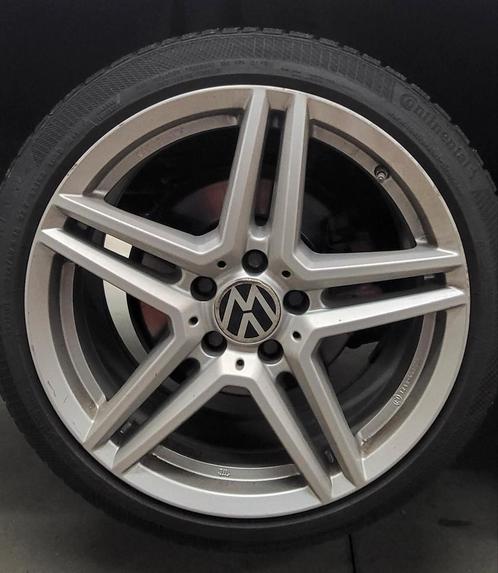 5x112 Mercedes velgen 18 inch met winterbanden, Auto-onderdelen, Banden en Velgen, Velg(en), Winterbanden, 18 inch, 225 mm, Gebruikt