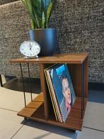 Retro vintage platenkastje, Huis en Inrichting, Woonaccessoires | Cd- en Dvd-rekken, Ophalen, Gebruikt