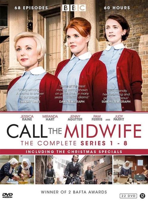 CALL THE MIDWIFE 1 T/M 9 - NIEUWSTAAT NLO, Cd's en Dvd's, Dvd's | Tv en Series, Zo goed als nieuw, Drama, Boxset, Vanaf 12 jaar