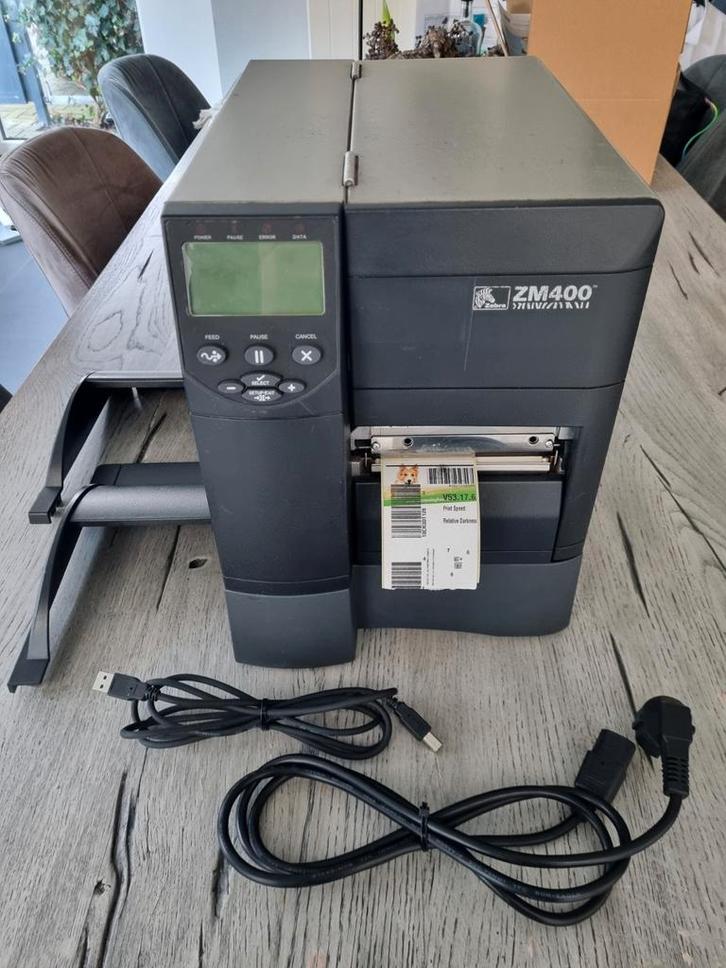Zebra ZM400 industriële labelprinter, getest, werkt goed, Computers en Software, Labelprinters, Zo goed als nieuw, Ophalen of Verzenden