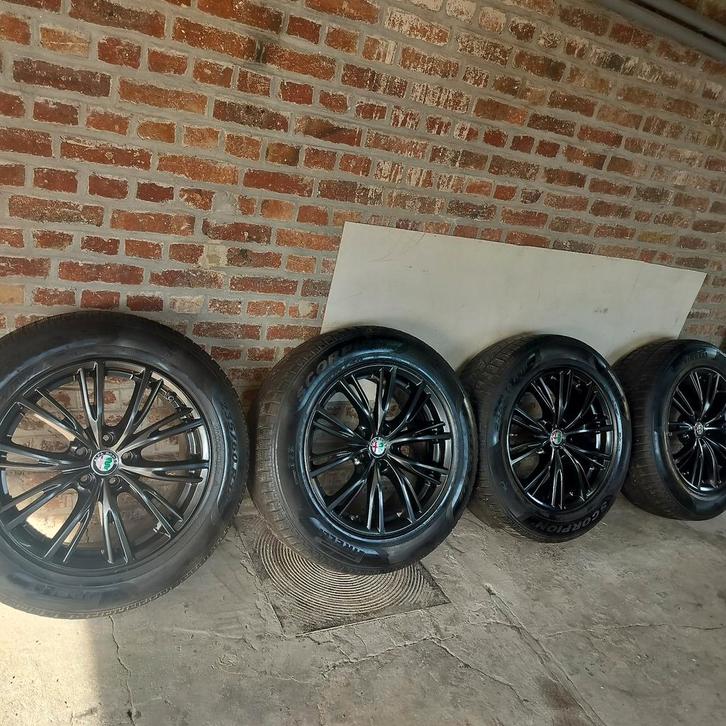 18-inch Alfa Romeo Stelvio-velgen, tonale, Giulia, Auto-onderdelen, Banden en Velgen, Band(en), 18 inch, Ophalen of Verzenden