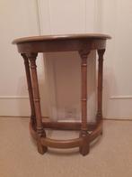 petite table d'appoint demi-lune chêne massif, Enlèvement