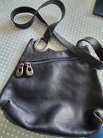 Sac à main en cuir - croisé - bleu - Stephan, Enlèvement ou Envoi, Bleu, Sac à main