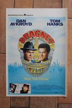 filmaffiche Tom Hanks Dragnet 1987 filmposter, Comme neuf, Cinéma et TV, Enlèvement ou Envoi, Rectangulaire vertical