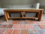 Teak salontafel 120*50*40 (Bristol), Ophalen, 100 tot 150 cm, Teakhout, 50 tot 100 cm