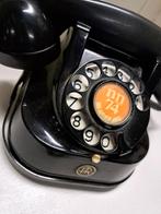 Ancien téléphone noir 1950, Telecommunicatie, Vaste telefoons | Niet Draadloos, Ophalen of Verzenden, Refurbished