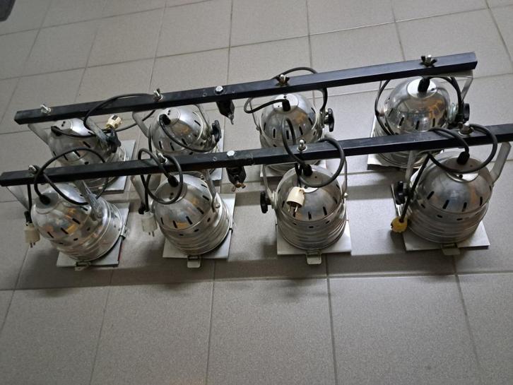 Set van 2 t-bars met PAR56, Muziek en Instrumenten, Licht en Laser, Gebruikt, Licht, Kleur, Ophalen