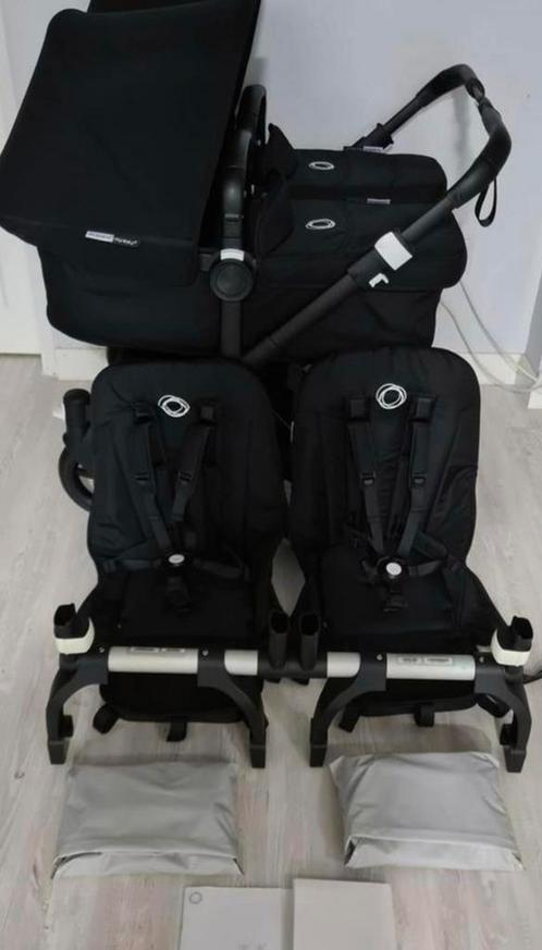 Bugaboo donkey 3 duo Black Tweelingen kinderwagen, Kinderen en Baby's, Tweelingen en Meerlingen, Zo goed als nieuw, Ophalen