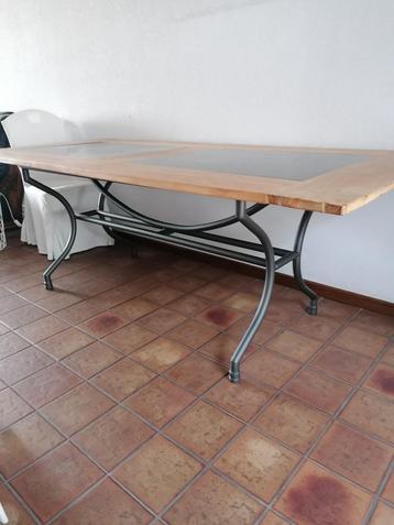 Eetkamertafel, Ophalen, 100 tot 150 cm, 200 cm of meer, Zo goed als nieuw