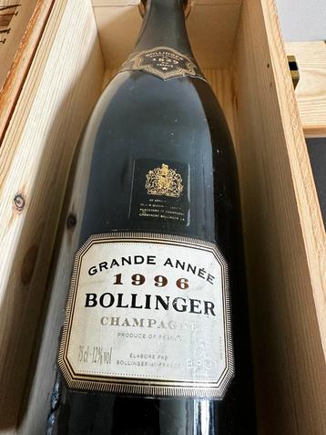 Champagne Bollinger 1996 La Grande Année Brut, Verzamelen, Wijnen, Ophalen of Verzenden, Nieuw, Champagne
