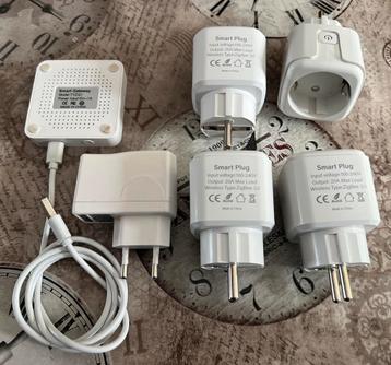 'Zigbee' set: hub + 4 aangesloten stopcontacten beschikbaar voor biedingen