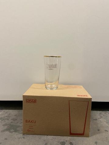 Verres à bière Cristal 6/boîte, Verre ou Verres, Comme neuf, Verre, Enlèvement